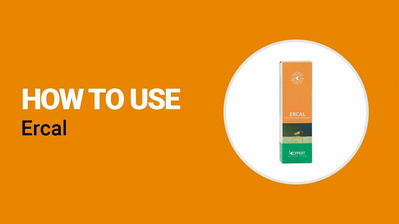 How to use Ercal from Koppert How to use Ercal from Koppert