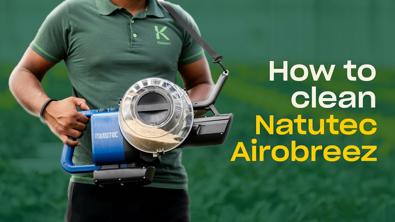How to clean Natutec Airobreez: application device for biocontrol