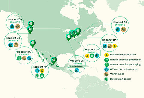 Koppert expands in North America to enhance service continuity and reliability